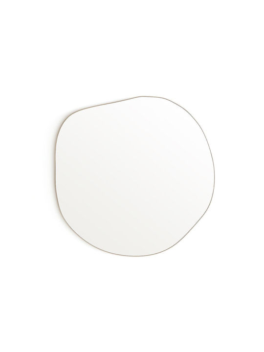 La Redoute Interieurs Wall Mirror with Yellow Metallic Frame 80x91.5cm 1pcs