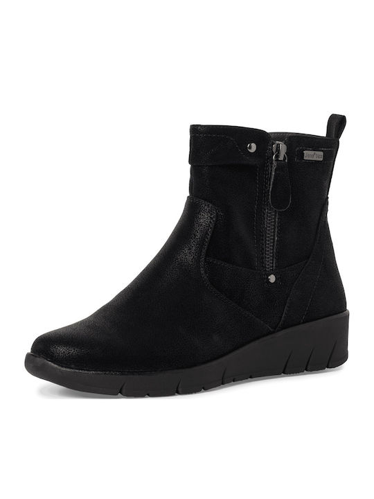 Women's Ankle Boots with Medium Heel Black