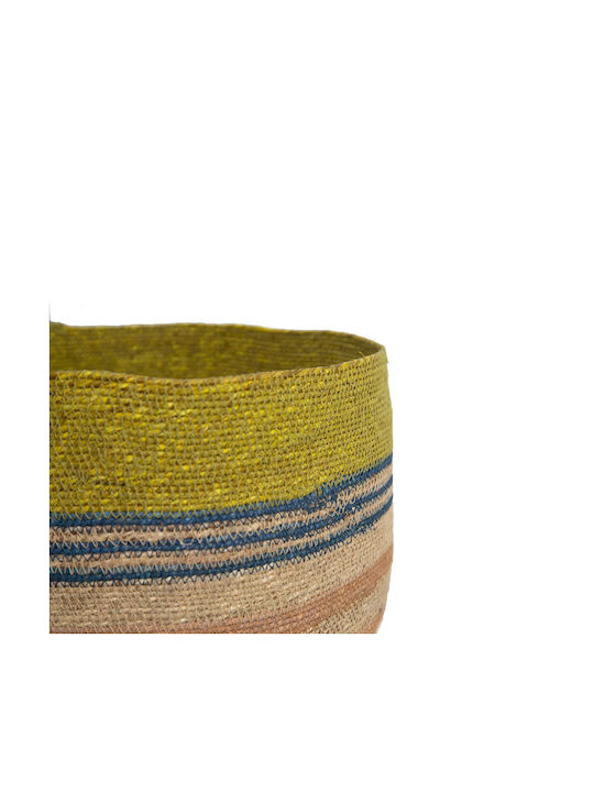 Soulworks Decorative Basket Wicker with Handles Multicolour 30x30x26cm