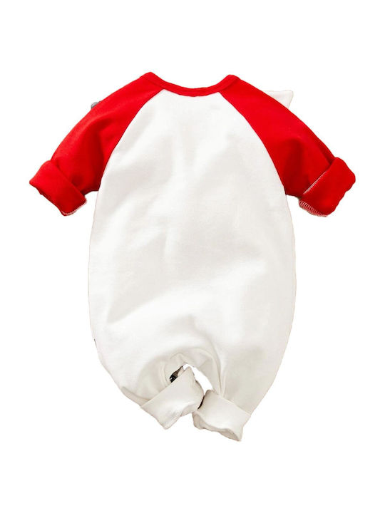 TakTakBaby Baby Bodysuit Set Long-Sleeved Red