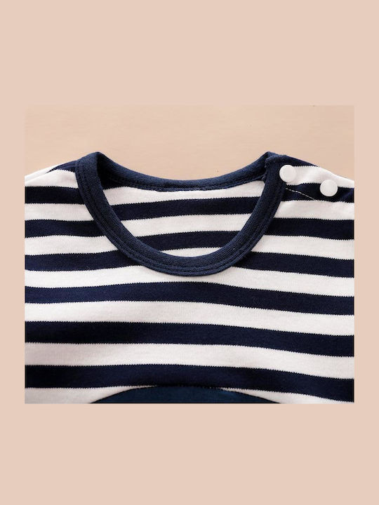 TakTakBaby Babystrampler Langärmliges Marineblau