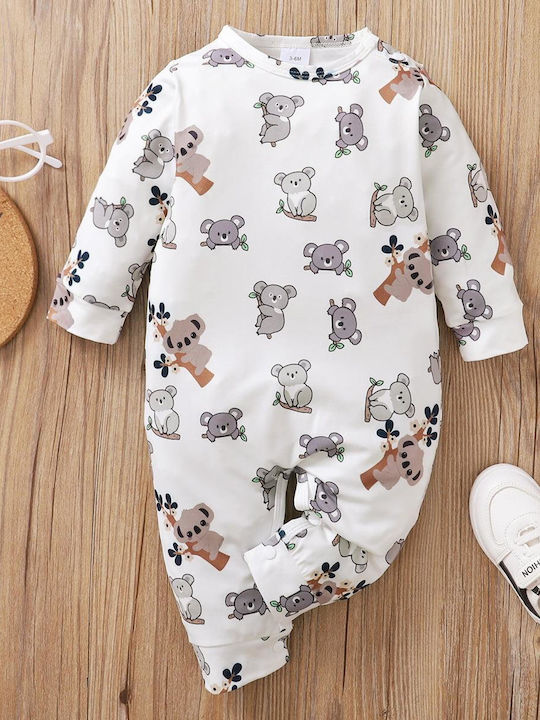 TakTakBaby Babystrampler Langärmliges Weiß