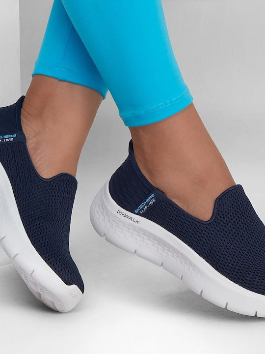GO WALK Flex Γυναικεία Slip-On Navy Μπλε