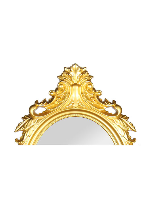 Keskor Wall Mirror with Gold Plastic Frame 1pcs