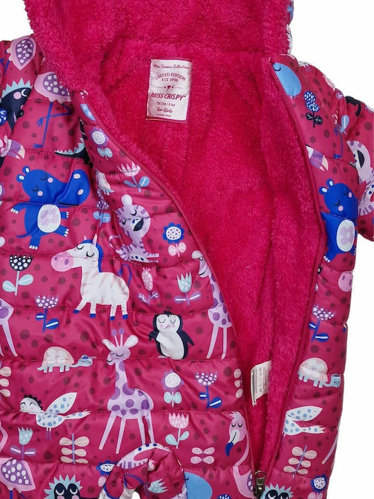 Crispy Body pentru Bebeluși de Ieșire Mânecă lungă Fuchsia