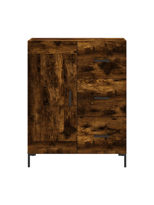 Ντουλάπα Γραφείου Ξύλινη Καφέ 69.5x34x180cm