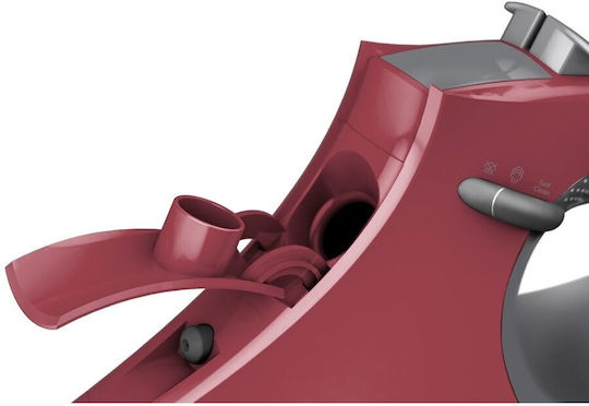 Singer Dampfbügeleisen 1700W mit Edelstahlsohle und kontinuierlicher Dampfabgabe 17g/min Red/Gray