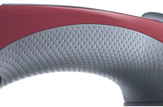 Singer Dampfbügeleisen 1700W mit Edelstahlsohle und kontinuierlicher Dampfabgabe 17g/min Red/Gray