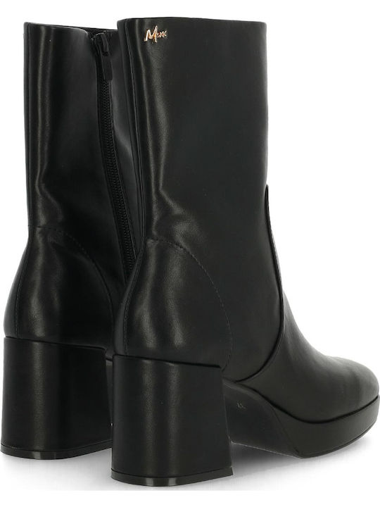 Kiwi Women's Ankle Boots with Medium Heel Black