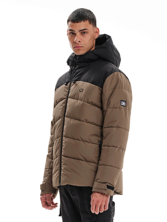 Winter Jacket Puffer Waterproof and Windproof CAMEL