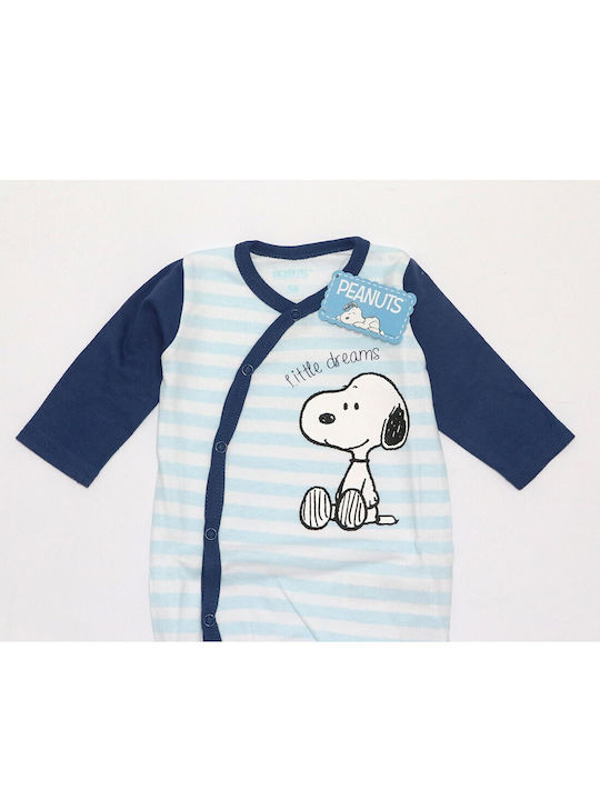 Peanuts Worldwide LLC Baby Bodysuit Set Light Blue