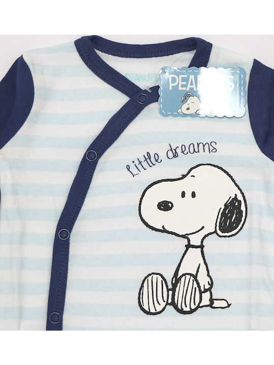 Peanuts Worldwide LLC Baby Bodysuit Long-Sleeved Light Blue