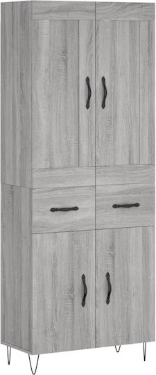 Ντουλάπα Γραφείου Ξύλινη 69.5x34x180cm Ντουλάπα Γραφείου Ξύλινη 69.5x34x180cm