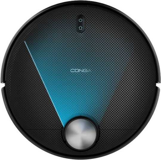 Cecotec Conga 11090 Spin Revolution Home&Wash Robot Vacuum Cleaner with Laser Mapping and 4000Pa Suction Power Black