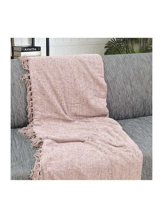 Lino Home Three-Seater Sofa Throw Referee 180x300cm Pink