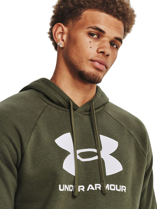 Rival Sweatshirt With Hood Khaki