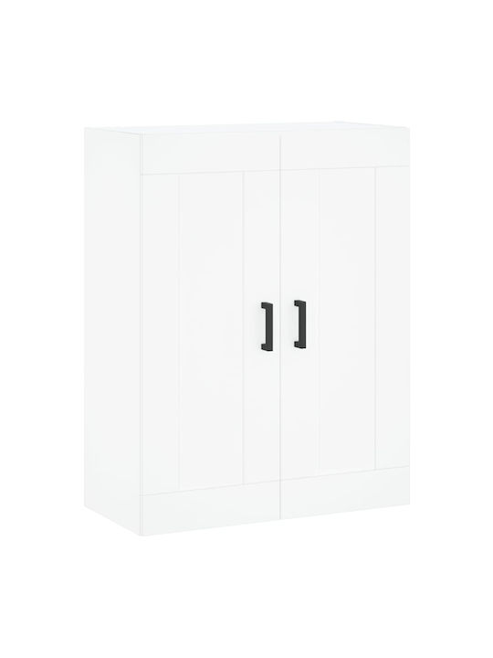 Ντουλάπα Γραφείου Ξύλινη Λευκό 69.5x34x180cm