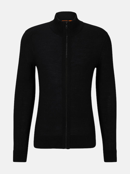 Hugo Boss Cardigan Tricotat pentru Bărbați Neagră 50501750-001