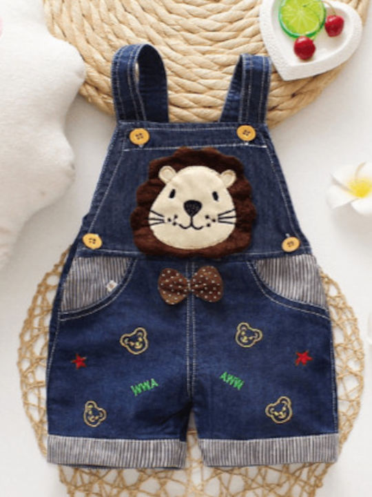 TakTakBaby Kids Dungarees Navy Blue