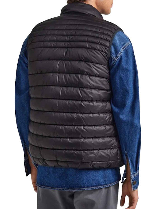 Pepe Jeans Herren Winter Jacke Puffer Schwarz