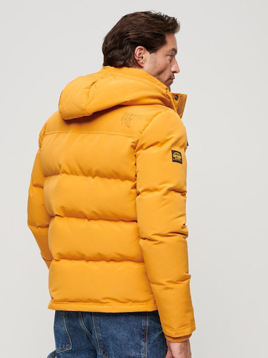 Everest Short Winter Jacket Puffer Yellow