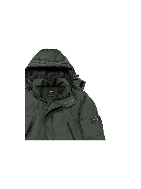 Double Men's Winter Jacket Khaki