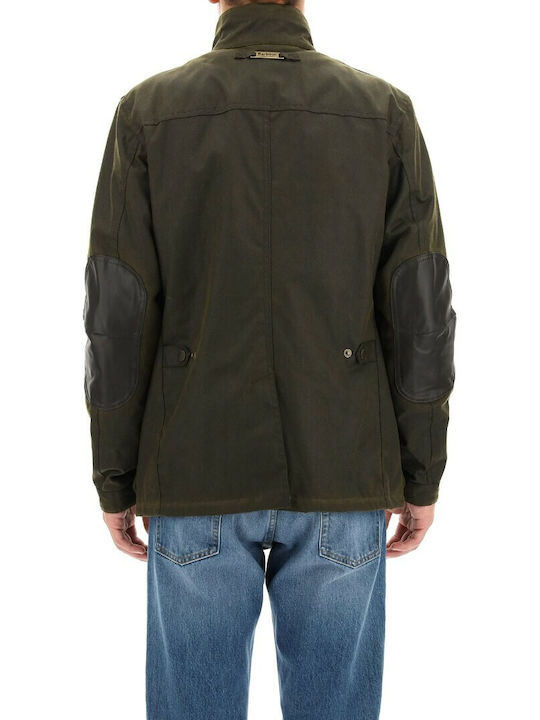 Barbour Herren Winter Jacke Lässig Khaki