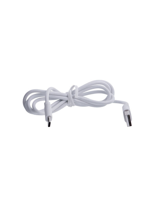 Active Jet Rechargeable LED Office Lamp with Flexible Arm in White Color