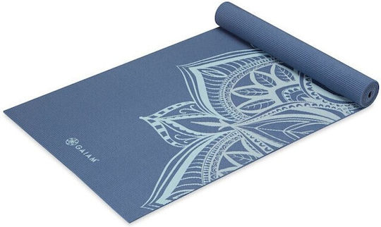 Gaiam Point Στρώμα Yoga Μπλε (173x61x0.5cm)