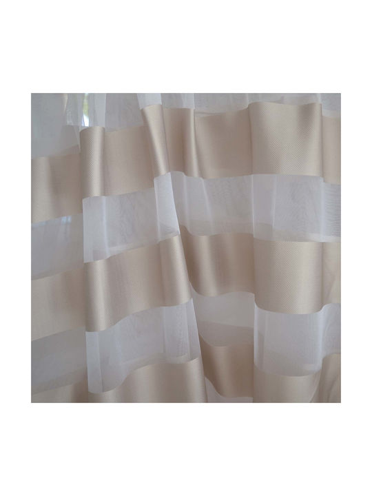 Saray Home Window Curtain with Pencil Pleat White 280x140cm