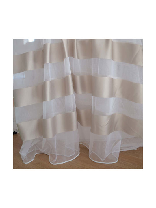Saray Home Window Curtain with Pencil Pleat White 280x140cm