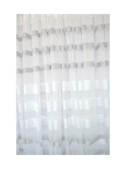 Saray Home Window Curtain with Pencil Pleat White 280x140cm