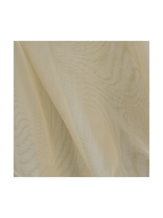 Saray Home Κουρτίνα με Τρέσα Μπεζ 140x280εκ.