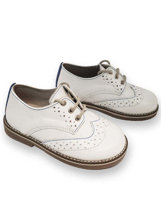 Designer's Cat Βαπτιστικά Δερμάτινα Oxfords Λευκά