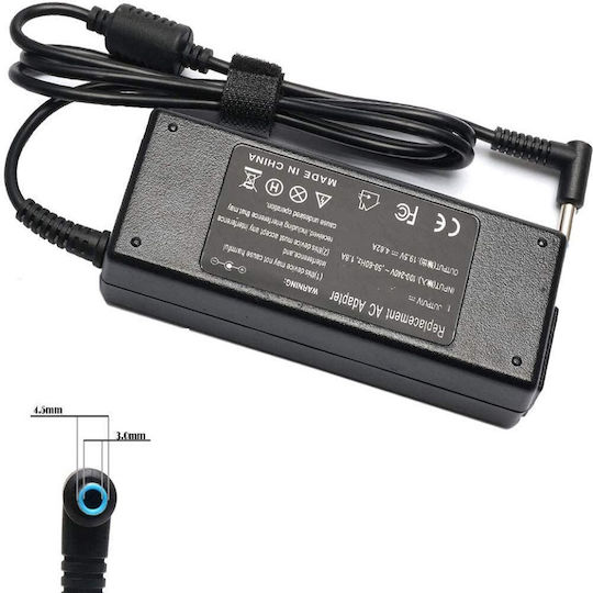Lamtech Laptop Charger 90W 19.5V 4.62A for HP with Detachable Power Cord