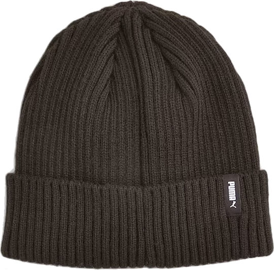 Beanie Unisex Σκούφος Πλεκτός σε Μαύρο χρώμα
