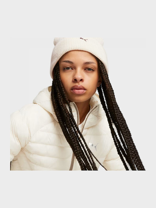 Classics Beanie Unisex Beanie Knitted in Ecru color