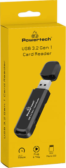 Powertech Card Reader USB 3.2 for /S/D/ /m/i/c/r/o/S/D/ / / / /
