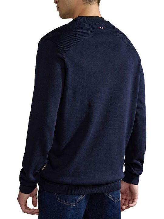 Napapijri Herren Langarm-Pullover Marineblau