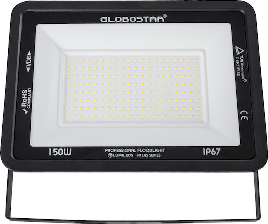 GloboStar Atlas Waterproof LED Floodlight 150W Natural White 4500K IP67