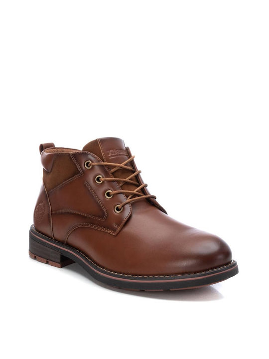 Xti Men's Boots with Zipper Brown