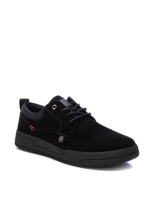 Refresh Men's Suede Casual Shoes Black