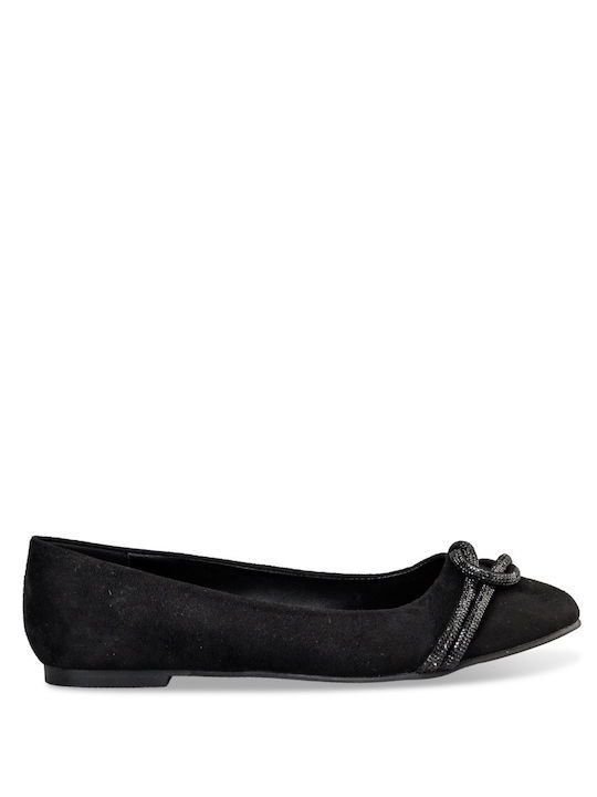 Envie Shoes Damen Ballerinas in Schwarz Farbe