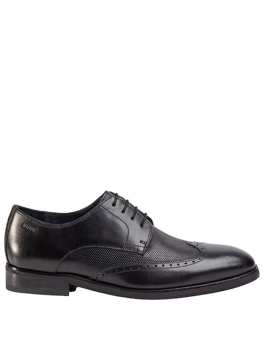 Joop! Piele Oxford-uri pentru bărbați Negre