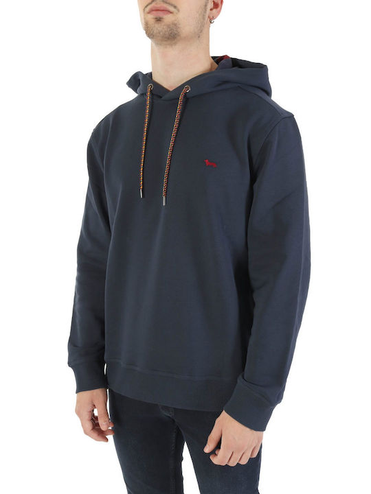 Harmont & Blaine Men's Sweatshirt with Hood Blue