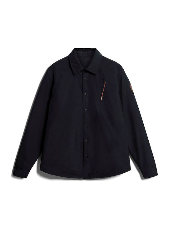 Long Sleeve Black Overshirt