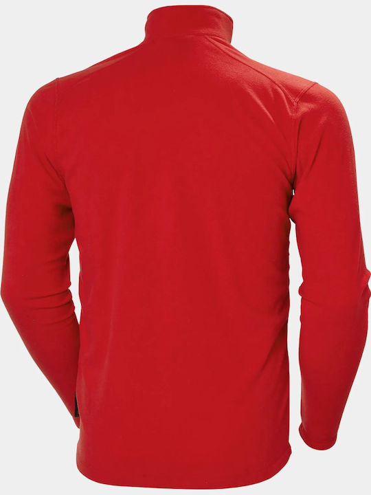 Cardigan Fleece pentru Bărbați Roșie