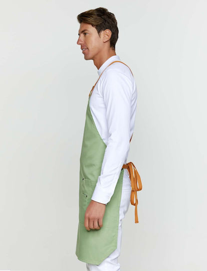 Ayo Șorț Ospătar / Barista / Barman Corp întreg Verde