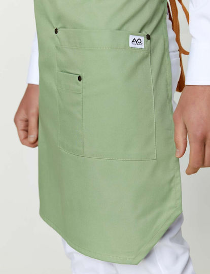 Ayo Șorț Ospătar / Barista / Barman Corp întreg Verde