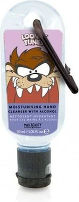 Mad Beauty Clip & Clean Looney Tunes Moisturising Hand Sanitizer Antiseptic Hand Gel 30ml